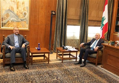  رایزنی امیرعبداللهیان با رئیس مجلس لبنان 