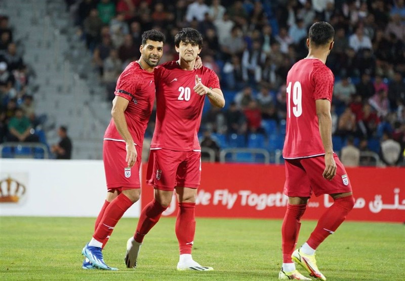 برتری 2 گله ایران مقابل اردن در نیمه نخست/ بازگشت آزمون با گلزنی