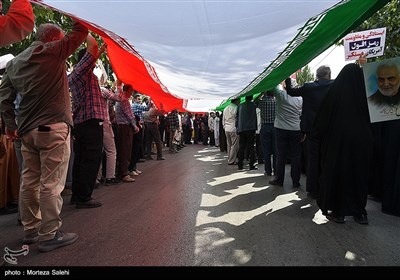 راهپیمایی محکومیت جنایات رژیم صهیونیستی در فلسطین -اصفهان 