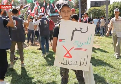 ادامه تظاهرات‌های مردمی در حمایت از غزه؛ دمشق همپای دیگر پایتخت های عربی بپاخاست/گزارش اختصاصی