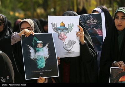 اجتماع دانشگاهیان همدان در حمایت از مردم مظلوم غزه