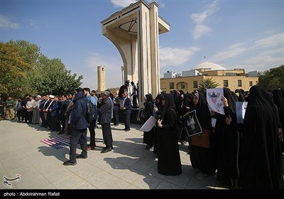 اجتماع دانشگاهیان همدان در حمایت از مردم مظلوم غزه