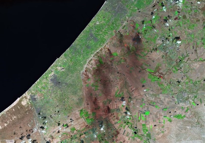 معاریو خبر تسنیم را تایید کرد/ اسرائیل تصاویر ماهواره‌های آمریکایی از غزه را دریافت می‌کند