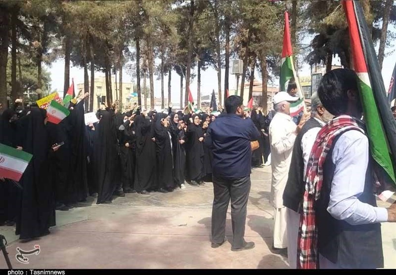 تجمع مردم زاهدان در محکومیت جنایات رژیم صهیونیستی