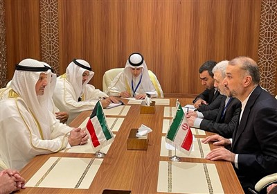  دیدار امیرعبداللهیان با وزیر خارجه کویت در جده 