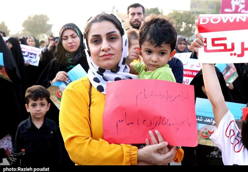 طنین مرگ بر اسرائیل از کرانه‌های نیلگون خلیج فارس/‌ اعلام نفرت هرمزگانی‌ها ‌از ‌جنایات اسرائیل + فیلم و تصاویر