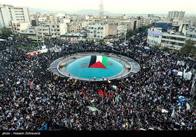 Mass Rally in Support of Gaza Held in Tehran
