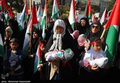تجمع مادران لرستانی برای کودکان غزه/ آخرین آغوشی که کفن شد + تصویر