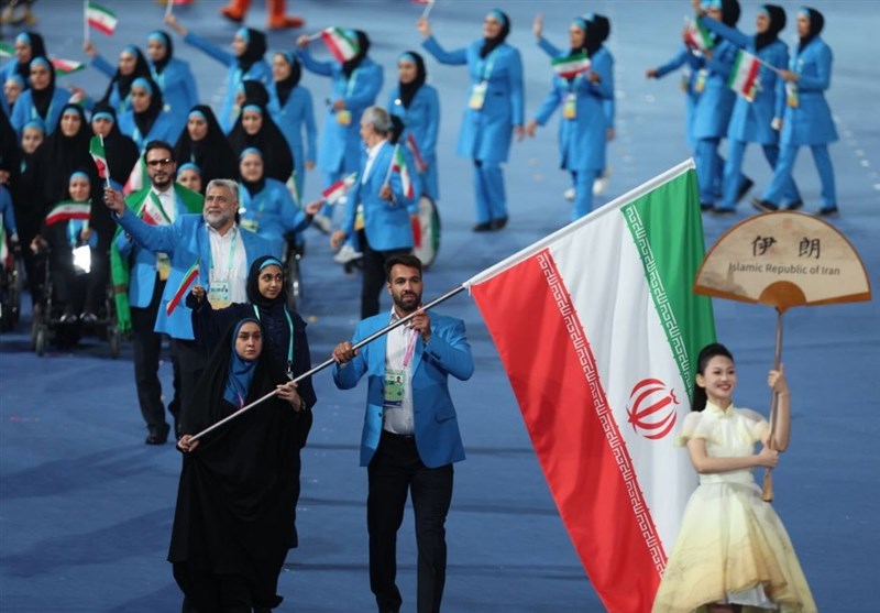 گزارش کامل تسنیم از افتتاحیه چهارمین دوره بازی‌های پاراآسیایی هانگژو/ رژه کاروان ایران با پرچمداری جوانمردی و نوری + تصاویر