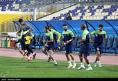 تمرین سپاهان ایران قبل از دیدار با آلمالیق ازبکستان