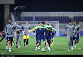 تمرین سپاهان ایران قبل از دیدار با آلمالیق ازبکستان