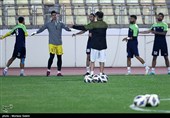 تمرین سپاهان ایران قبل از دیدار با آلمالیق ازبکستان