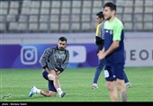 تمرین سپاهان ایران قبل از دیدار با آلمالیق ازبکستان