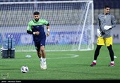 تمرین سپاهان ایران قبل از دیدار با آلمالیق ازبکستان