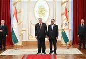 تقدیم استوارنامه سفیر جدید ایران به رئیس جمهور تاجیکستان