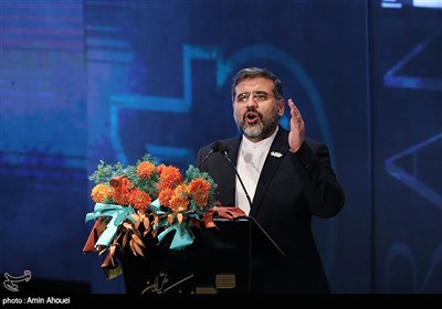 محمدمهدی اسماعیلی، وزیر ارشاد در اختتامیه چهلمین جشنواره فیلم کوتاه تهران