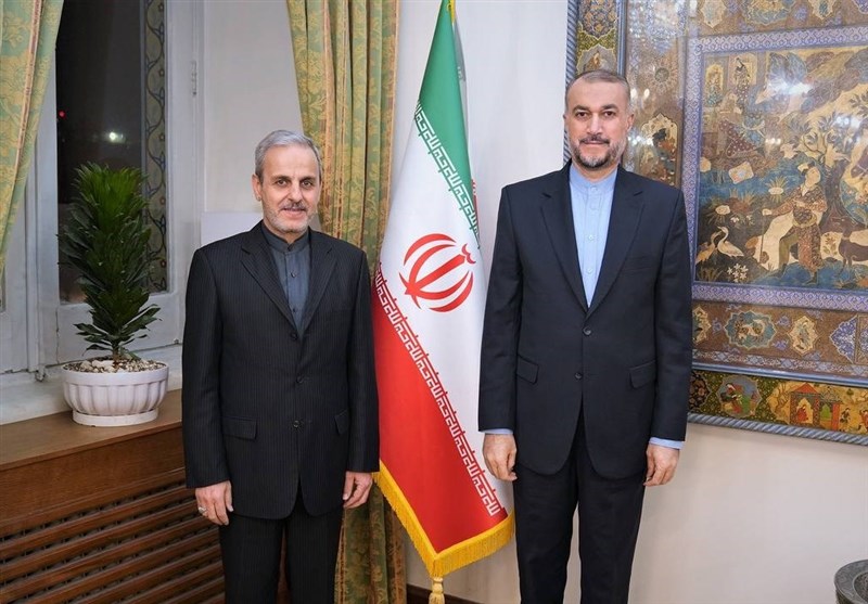 دیدار سفیر جدید ایران در ترکمنستان با امیرعبداللهیان