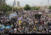 اجتماع بزرگ حمایت از مقاومت و مردم غزه در استان خوزستان