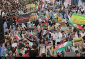 اجتماع بزرگ حمایت از مقاومت و مردم غزه در استان خوزستان