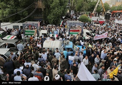 اجتماع بزرگ حمایت از مقاومت و مردم غزه در استان خوزستان
