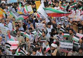 اجتماع بزرگ حمایت از مقاومت و مردم غزه در استان خوزستان