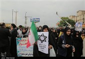 اجتماع بزرگ حمایت از مقاومت و مردم غزه در استان خوزستان