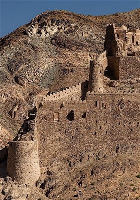 Красивый замок &quot;Форг&quot; на востоке Ирана