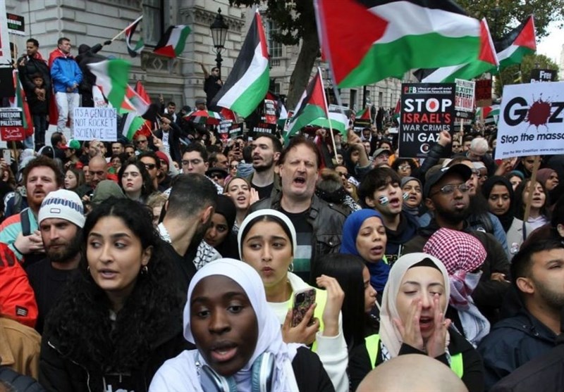 UK Activists Protest against Israel’s Continuing Bombardment of Gaza