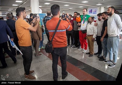 استقبال از مدال آوران رقابتهای پارآسیایی هانگژو در کرمانشاه
