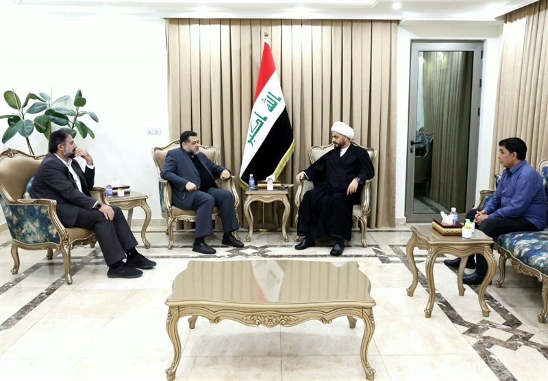 الشیخ الخزعلی یؤکد على موقف العراق الثابت تجاه القضیة الفلسطینیة
