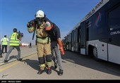 مانور طرح اضطراری فرودگاه شهید بهشتی اصفهان- عکس خبری تسنیم