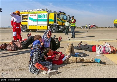 مانور طرح اضطراری فرودگاه شهید بهشتی اصفهان