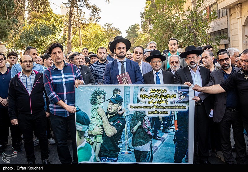 تجمع جامعه یهودیان ایران در محکومیت جنایات اسرائیل/ کلیمیان خواستار پایان نسل‌کشی در غزه شدند + فیلم و تصاویر