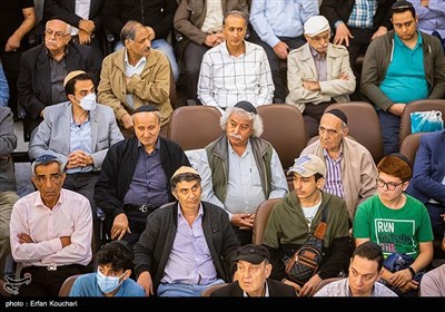 تجمع یهودیان تهران در محکومیت جنایات رژیم صهیونیستی و حمایت از مردم فلسطین