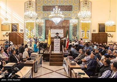 Собрание тегеранских евреев, чтобы осудить преступления сионистского режима и поддержать палестинский народ