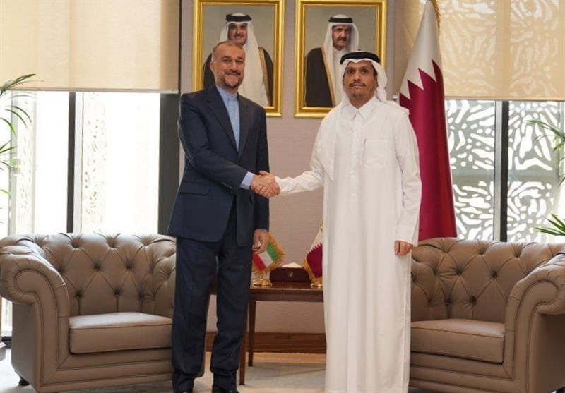 گفت‌و‌گوی تلفنی امیرعبداللهیان با وزیر امور خارجه قطر