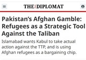 نشریه ژاپنی: اسلام‌آباد از مهاجرین افغان به عنوان ابزار استراتژیک علیه کابل استفاده می‌کند
