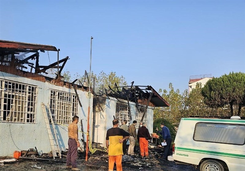 آتش‌سوزی مرگبار در کمپ ترک اعتیاد لنگرود/ چند نفر‌ کشته و زخمی شدند
