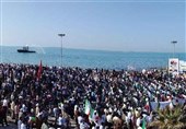 طنین ‌فریاد مرگ بر آمریکا از کنار خلیج‌ فارس/‌‌ بوشهری‌ها بار دیگر جنایات اسرائیل را محکوم کردند + فیلم