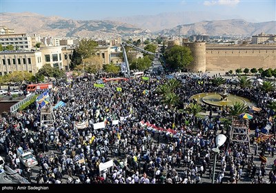 راهپیمایی 13 آبان در شیراز 