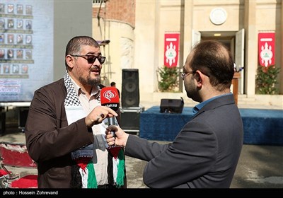 گردهمایی اهالی رسانه در محکومیت جنایات رژیم صهیونیستی