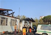 صدور کیفرخواست 7 متهم آتش‌سوزی کمپ ترک اعتیاد لنگرود‌ + فیلم