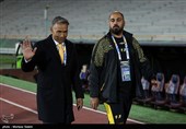 دیدار تیم های فوتبال سپاهان ایران و آلمالیق ازبکستان