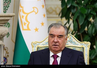 استقبال رسمی رئیس جمهور تاجیکستان از رئیس جمهور ایران