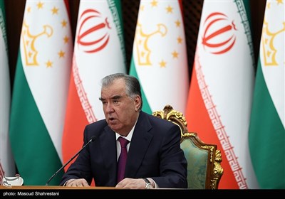 نشست خبری مشترک روسای جمهور ایران و تاجیکستان