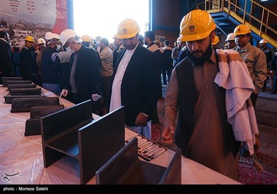 بازدید هیات افغانستانی از کارخانه ذوب آهن اصفهان