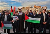 تجمع مردمی در حمایت از مردم مظلوم غزه - تبریز