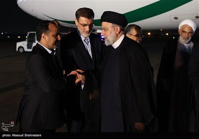 استقبال از رئیس جمهور در بازگشت از سفر به تاجیکستان و ازبکستان