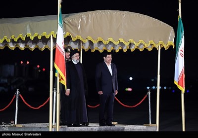 استقبال از رئیس جمهور در بازگشت از سفر به تاجیکستان و ازبکستان