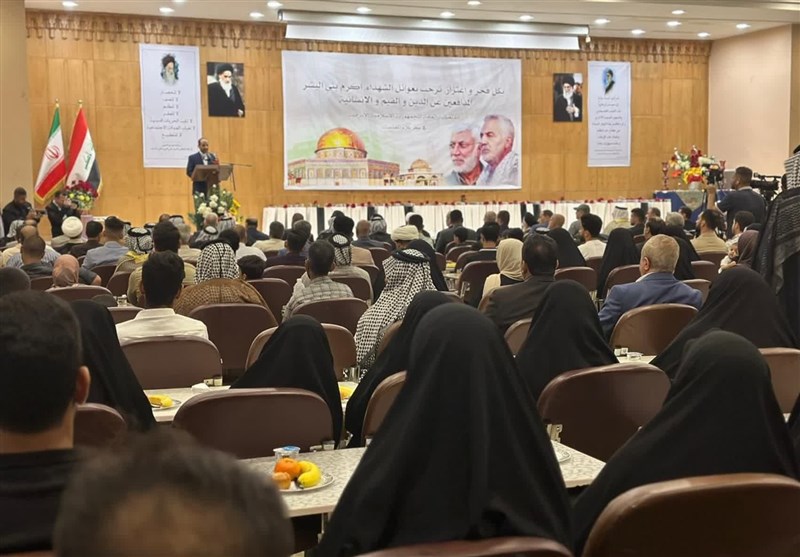 مراسم تجلیل از خانواده شهداى محور مقاومت عراق در کنسولگری ایران